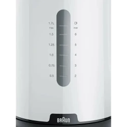 Электрический чайник Braun WK 1100 WH, белый - черный flexmag.md