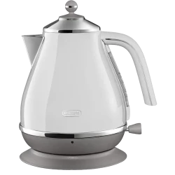 Электрический чайник DeLonghi KBOC 2001 W, белый Sidney flexmag.md
