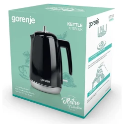 Электрический чайник Gorenje K15RLBK, Черный flexmag.md