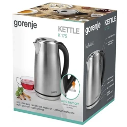 Ceainic electric Gorenje K17S, Otel inoxidabil flexmag.md