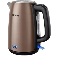 Ceainic electric Philips HD9355-92, Bronz flexmag.md