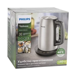 Ceainic electric PHILIPS HD9359-90, Argintiu flexmag.md