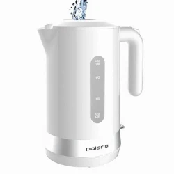 Электрический чайник Polaris PWK 1803C, белый flexmag.md