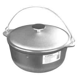 Казан из пищевого алюминия с крышкой Elefant 20072 flexmag.md