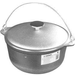 Ceaun tuci aluminiu alimentar cu capac Elefant 20074 flexmag.md