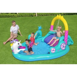 Centru de joc gonflabil Bestway Unicorn 53097BW flexmag.md