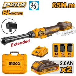 Cheie cu clichet exstinsa pe acumulator Ingco CDRLI2065292 (2 acumulatori) flexmag.md