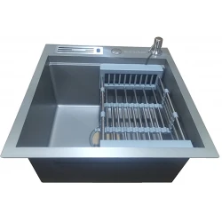 Chiuveta de bucatarie Backer Basic 450-45031 Titan Grey flexmag.md