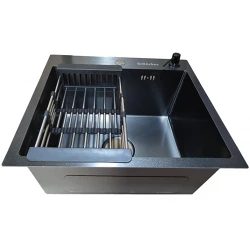 Chiuveta de bucatarie Backer Grid 600-45033 Nano BL flexmag.md