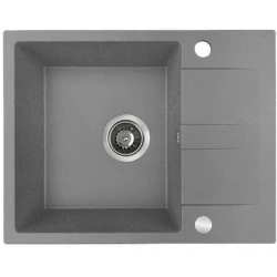 Раковина кухонная Backer NONA SOLO GREY 560x440 flexmag.md