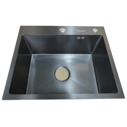 Chiuveta de bucatarie Backer Simple 550-450 BLACK PVD flexmag.md