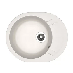 Раковина кухонная Dr. Gans Berta 580, белая flexmag.md