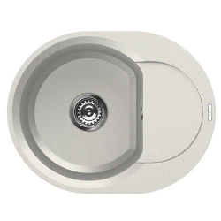 Chiuveta de bucatarie Elleci Easy Round 600 68 Titano (LGYR6068) flexmag.md