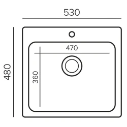 Раковина кухонная Торнадо КВАРЦ S530 IV flexmag.md