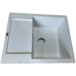 Раковина кухонная Торнадо СОФИЯ 620x500 WH flexmag.md