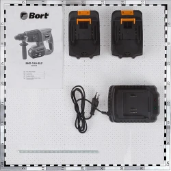 Ciocan rotopercutor cu acumulator Bort BHD-18Li-BLZ flexmag.md