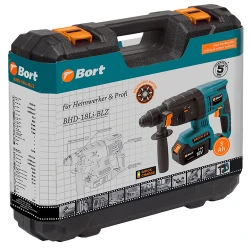 Ciocan rotopercutor cu acumulator Bort BHD-18Li-BLZ flexmag.md