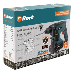 Ciocan rotopercutor cu acumulator Bort BHD-18X-BLK flexmag.md