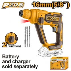 Ciocan rotopercutor pe acumulator Ingco CRHLI20168 flexmag.md