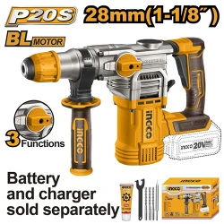 Ciocan rotopercutor pe acumulator Ingco CRHLI20288 flexmag.md