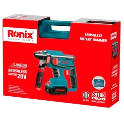 Ciocan rotopercutor pe acumulator Ronix 8910K flexmag.md