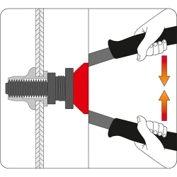 Cleste pentru nituri cu filet interior Yato YT36140 flexmag.md
