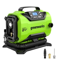 Аккумуляторный автомобильный компрессор Greenworks G24IN flexmag.md