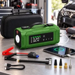 Compresor auto Platinet PMPBTP152 Verde flexmag.md