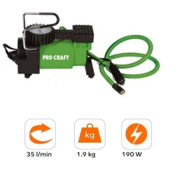 Автомобильный компрессор Procraft LK190 flexmag.md