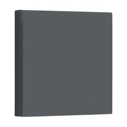 Comutator inteligent AQARA Wireless Switch H1 (Double Rocker), Gri flexmag.md