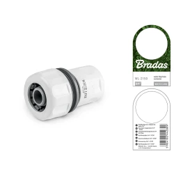 Conector de grădină Bradas WHITE LINE STOP WL-2150 flexmag.md