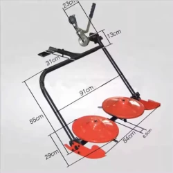 Cositoare rotativă pentru motocultor prin curea Demetra DM2C flexmag.md