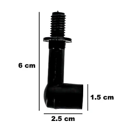 Cot polipropilena 90° pentru adapatoare iepuri Demetra, 10 buc, set avantajos flexmag.md