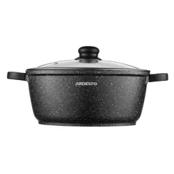Кастрюля Ardesto AR2454GE Джемини Анцио черная flexmag.md