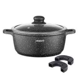 Кастрюля Ardesto AR2454GE Джемини Анцио черная flexmag.md