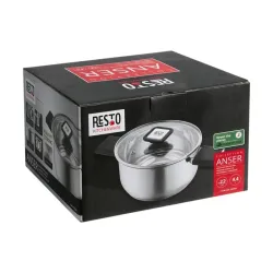 Кастрюля RESTO 92204 Anser из нержавеющей стали flexmag.md