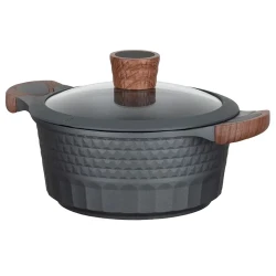 Кастрюля RESTO 93501, 2,6 л, 20 см, черная flexmag.md