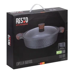 Cratita RESTO 93506, 28cm, Negru flexmag.md