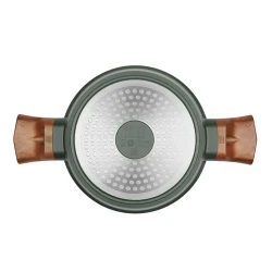 Кастрюля RESTO 93701, 2,6 л, 20 см, зеленая flexmag.md