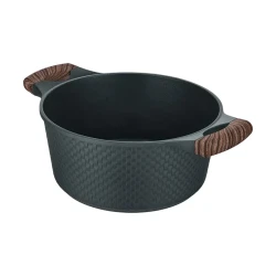 Кастрюля RESTO 93903, 4,2 л, 24 см, черная 226238 flexmag.md