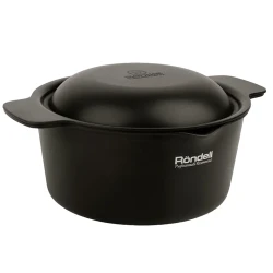 Cratita Rondell RDA-1439, 2,35L, 20cm, Negru flexmag.md