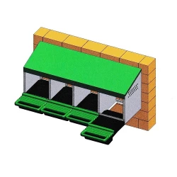 Cuibar gaini cu colector de oua Demetra DH-04 flexmag.md