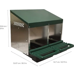 Cuibar pentru găini cu colector de ouă Demetra DH-02 flexmag.md