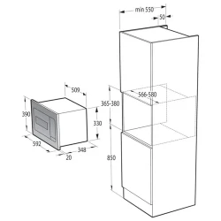 Микроволновая печь Gorenje BM 235 SYW, белая flexmag.md