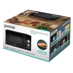 Cuptor cu microunde Gorenje MO20A3BH, Negru flexmag.md