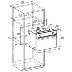 Cuptor cu microunde incorporabil Candy MIG440VNTX flexmag.md