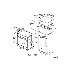 Духовка встроенная электрическая Bosch HRG675BS1S flexmag.md
