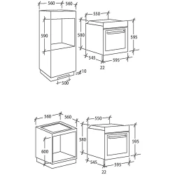 Духовка встраиваемая электрическая Candy FCT615WXL flexmag.md