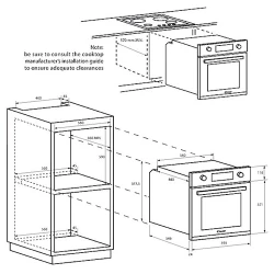 Духовка электрическая встраиваемая Candy FIDC N605 L flexmag.md