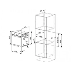 Cuptor electric incorporabil Franke CL 85 M Grafite ( 116.0271.388 ) flexmag.md